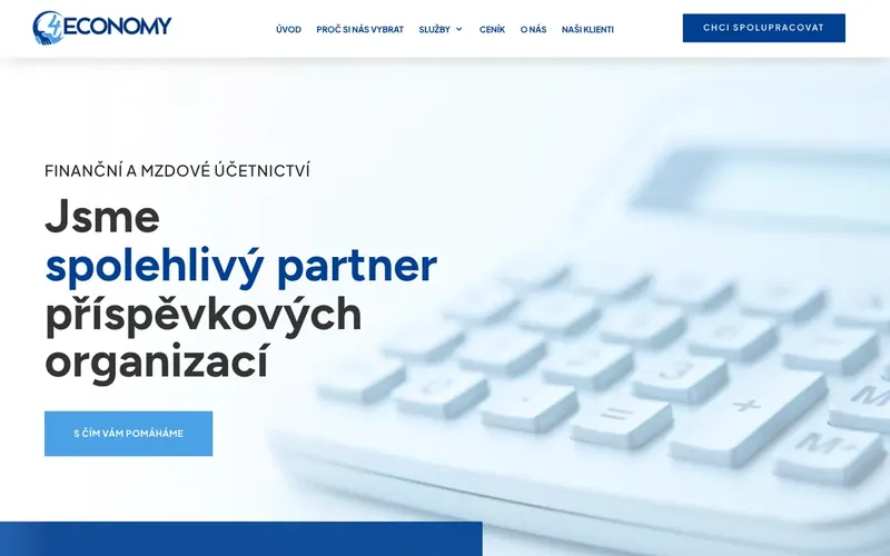 Náhled webu 4Economy