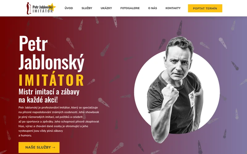 Náhled webu Petr Jablonský