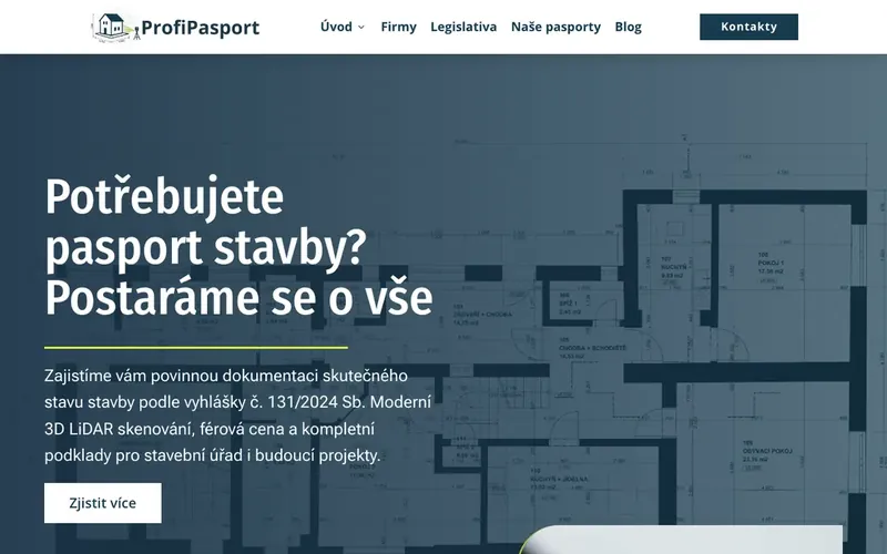 Náhled webu ProfiPasport